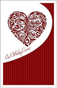 Wedding Program Cover Template 6C - Graphic 7
